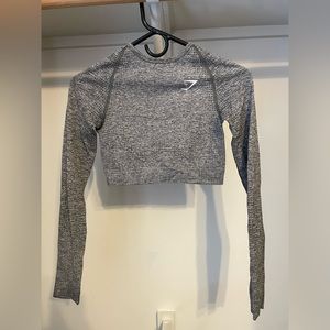 GYMSHARK Original Vital Seamless Long Sleeve Crop S